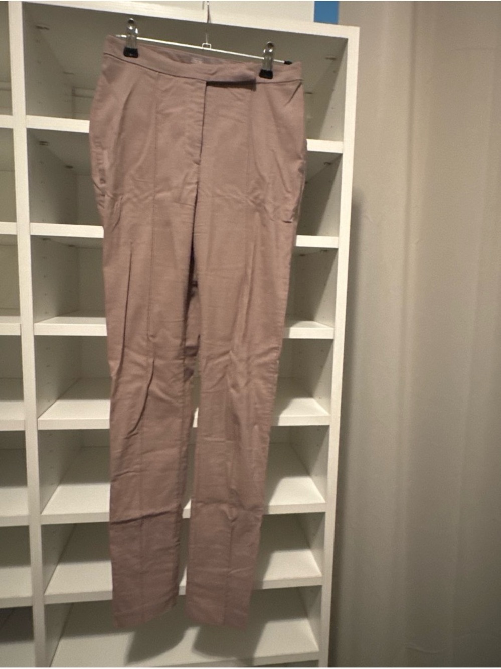 ASOS Straight-Leg High-Waist Pants in Tan